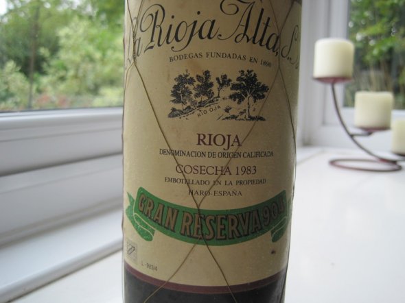  Gran Reserva 904 1983 La Rioja Alta, Rioja (CT 93)