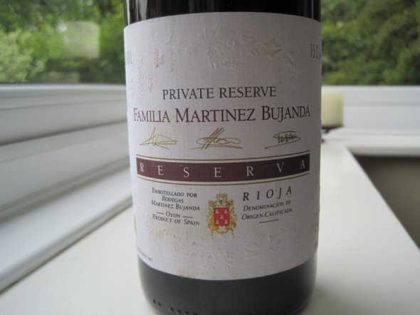Reserva 1997 Martinez Bujanda, Rioja