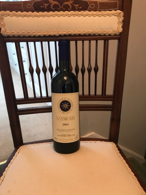 Sassicaia, 2001 (JR 19/20, CT 92.3)