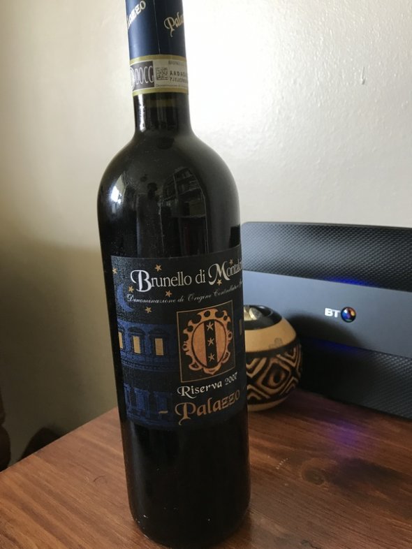 RARE 2007 Brunello Riserva 'PALAZZO' - NO RESERVE