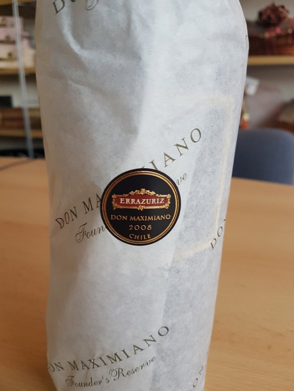 2008 Err&aacute;zuriz Don Maximiano Founder&rsquo;s Reserve Cabernet Sauvignon 