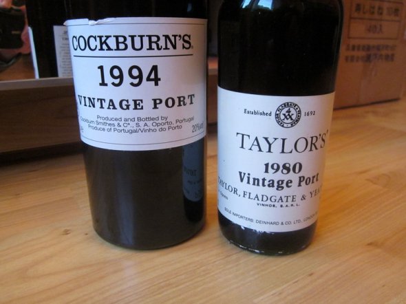 Taylor's 1980 and Cockburn's 1994 Vintage Port