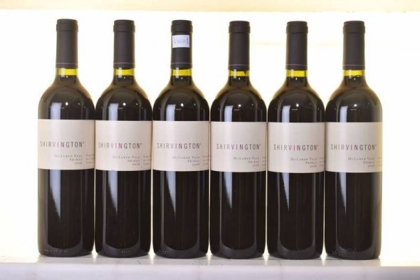 SHIRVINGTON SHIRAZ 2008 - RP 95 PTS 16.0!%