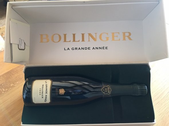 Bollinger La Grande Annee Vintage Champagne 1999 with Box & Notes