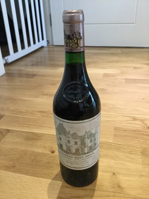 Two bottles of Château Haut Brion, red, 1975, excellent condition