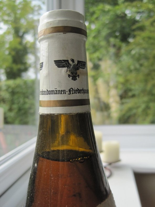 Munsterer Pittersberg Riesling Auslese 1983 Staatliche Weinbaudomane Niederhausen