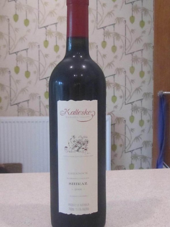 Kalleske Greenock Shiraz 2006  Signed !!