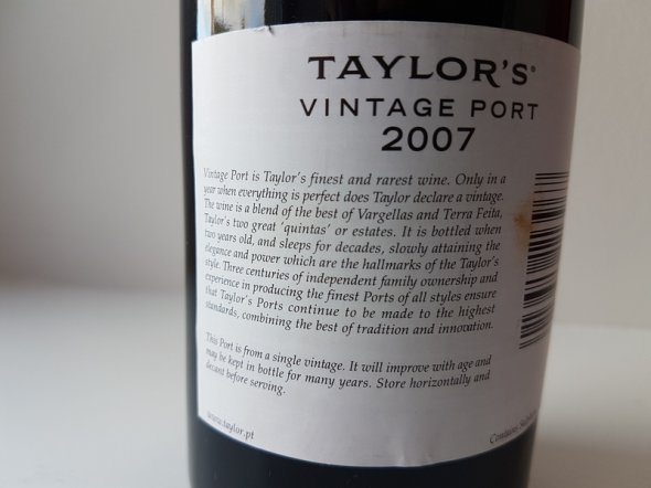 Taylor's Vintage Port 2007