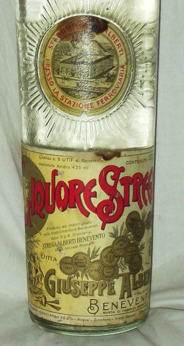 'Liquore Strega', 'Giuseppe Alberti', Benevento. 1L.