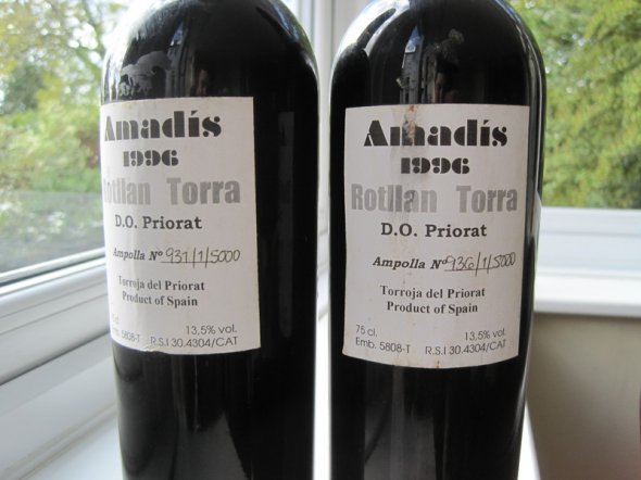 Amadis 1996 Rotllan Torra, Priorat (CT 89)