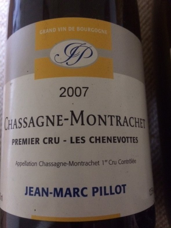 Chassagne Montrachet Jean-Marc Pillot Les Chevenottes 1er Cru