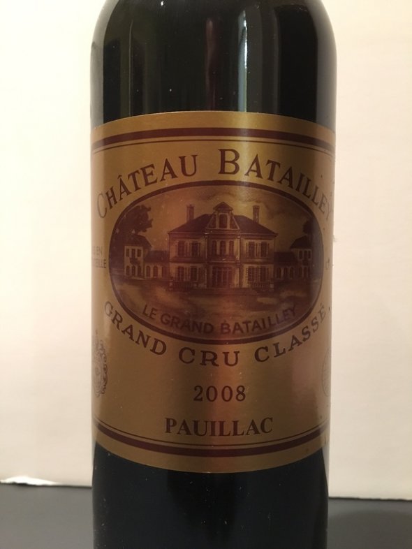 2008 Chateau Batailley Pauillac Grand Cru Classe.  91/100 (Wine Enthusiast)