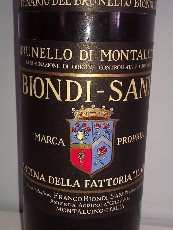 Brunello di Montalcino Biondi Santi 1982 Riserva