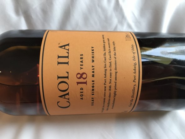1ltr Caol Ila 18 Year Old Single Malt Whisky  - perfect bottle