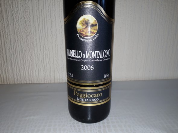 2006 Brunello di Montalcino, Poggiocaro