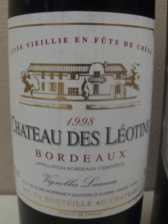 1998 Château des LEOTINS Bordeaux Supérieur