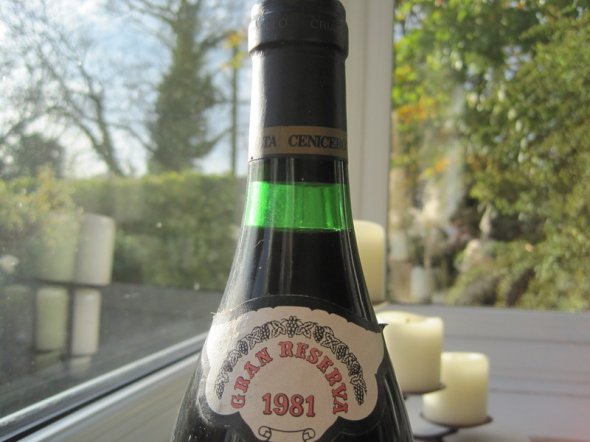 Monte Real Gran Reserva 1981 Bodegas Riojanas (CT 93)