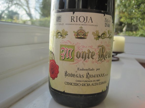Monte Real Gran Reserva 1981 Bodegas Riojanas (CT 93)