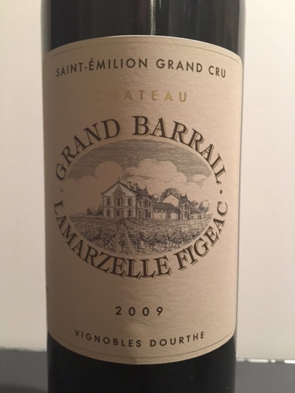 2009 St Emilion Grand Gru  Grand Barrail Lamarzelle Figeac 90/100