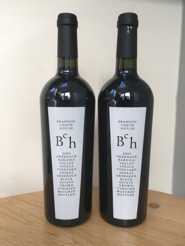 Branson Coach House Greenock Block Single Vineyard Shiraz 2005