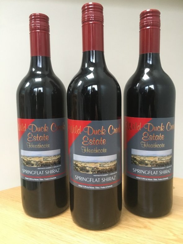 Wild Duck Creek Estate Heathcote Springflat Shiraz 2004 (RP 94 pts) - No Reserve