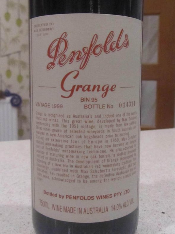 Penfolds Grange 1999