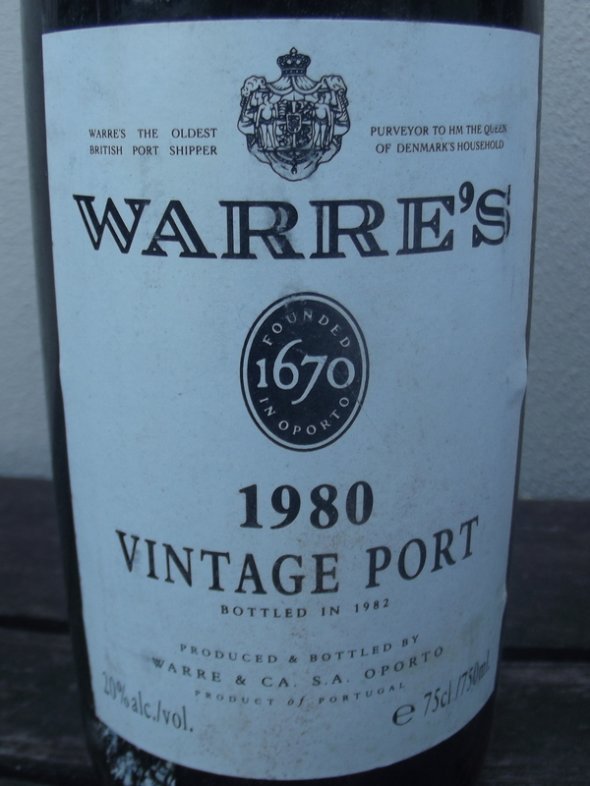 1980 WARRE'S Vintage Port