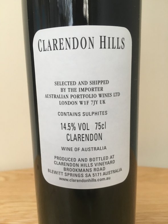 Clarendon Hills Hickinbotham Cabernet Sauvignon 2006 (RP 96 pts)