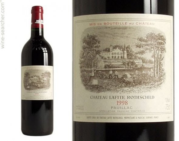 Chateau Lafite Rothschild 1998 RP 98 points No commission