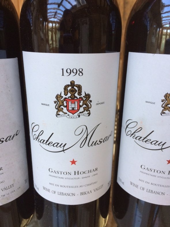 Chateau Musar 1997, 1998 and 2000
