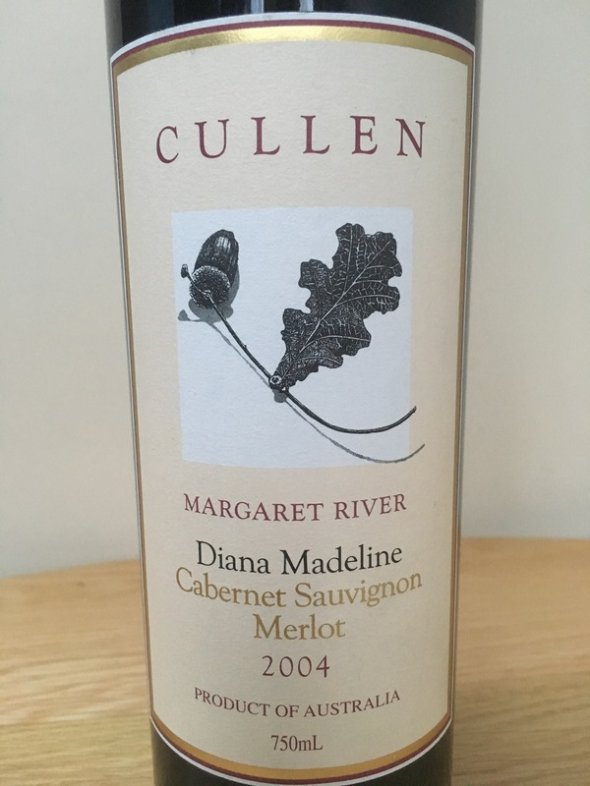 Cullen Diana Madeline Cabernet Sauvignon Merlot 2004 (JR 18++, JH 95, JO 97)