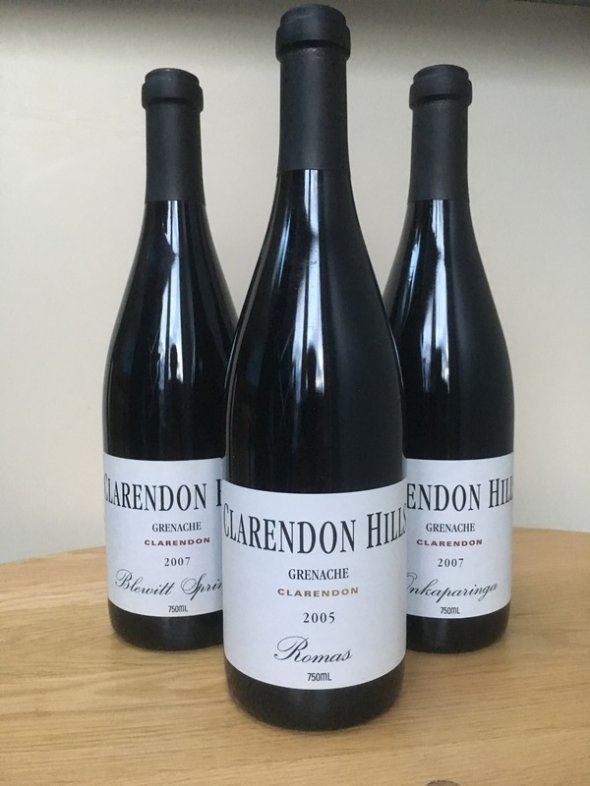Clarendon Hills Grenache Trio - Romas, Onkaparinga & Blewitt Springs - No Reserve