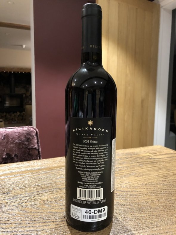 Kilikanoon Oracle Shiraz - 2002 - 97 pts
