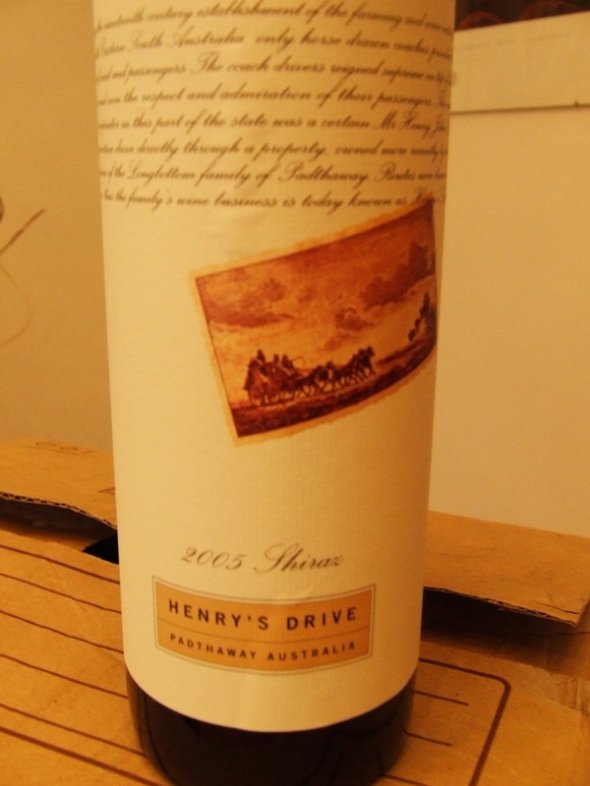 Henrys Drive Shiraz 2005
