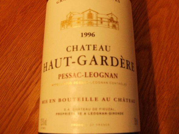 1996 Chateau Haut Gardere