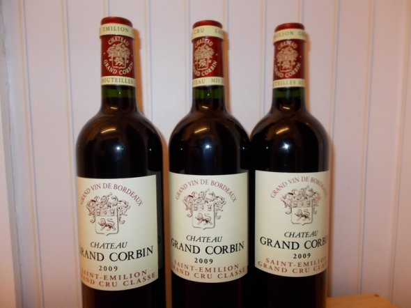 2009 Chateau Grand Corbin St.Emilion Grand Cru Classe. No Reserve