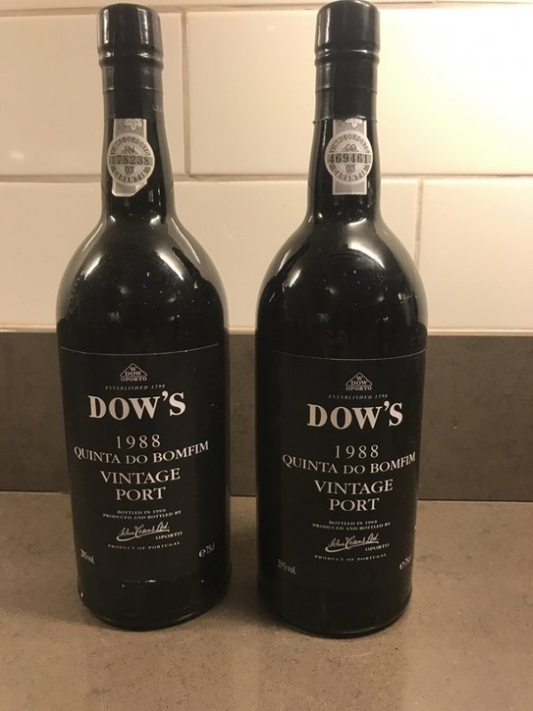  Dow's Quinta Do Bomfim Vintage Port, 1988 