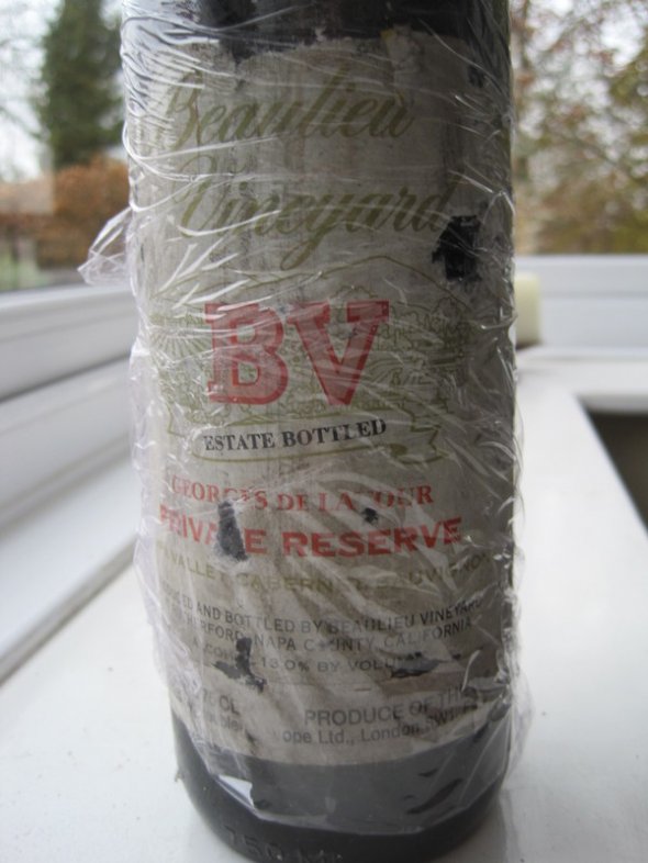 Georges de Latour Private Reserve Cabernet Sauvignon 1981 Beaulieu Vineyard, Napa Valley