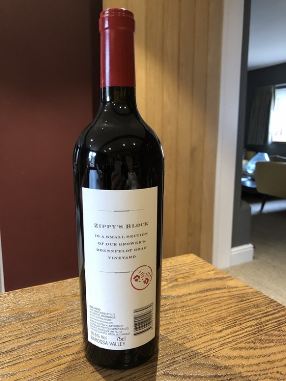 Zippy's Block Shiraz Single Vineyard 2008 - 95 pts! 