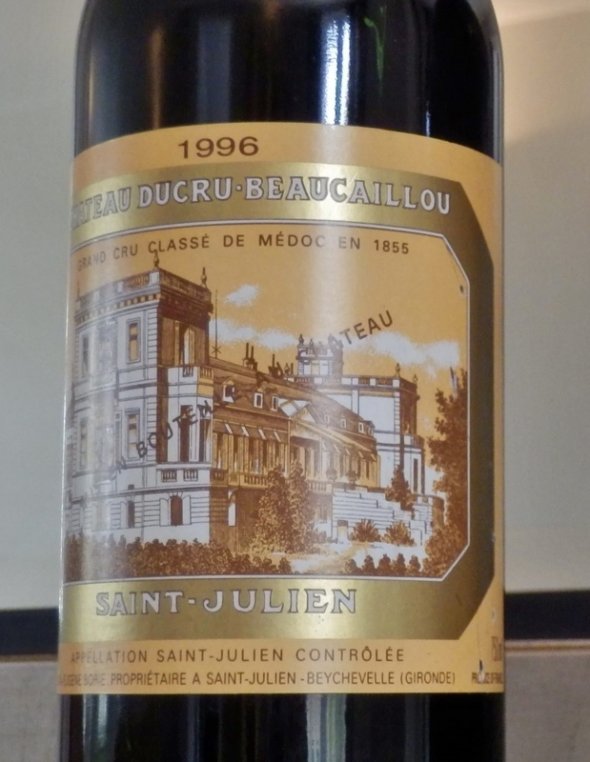 1996 Chateau Ducru Beaucaillou 96 points. 
