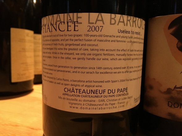 Mixed case of Domaine la Barroche, Chateauneuf du Pape Cuvee Fiancee and Terroir 2007