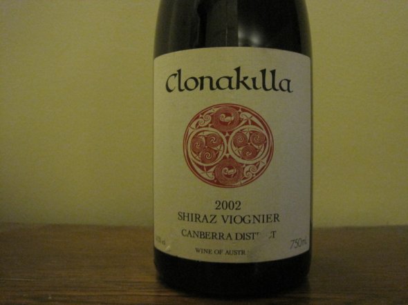 Shiraz-Viognier 2002 Clonakilla, Canberra District (JR 17.5)