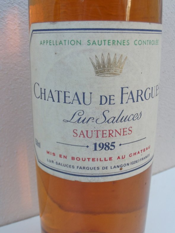 1985 Château de FARGUES - Sauternes