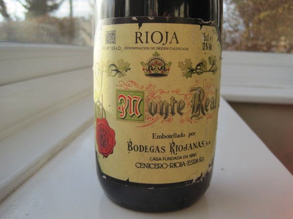 Monte Real Gran Reserva 1981 Bodegas Riojanas, Rioja (CT 93)