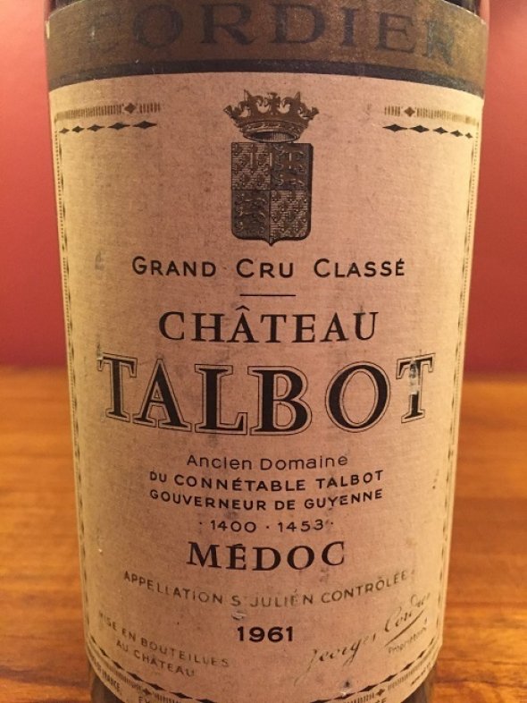 Chateau Talbot 1961
