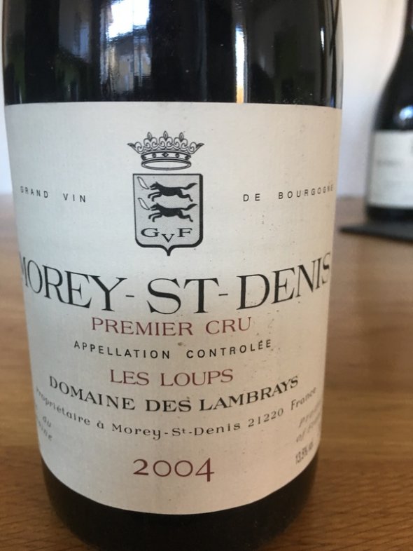 Domaine des Lambrays Morey St Denis Premier Cru Les Loups 2004