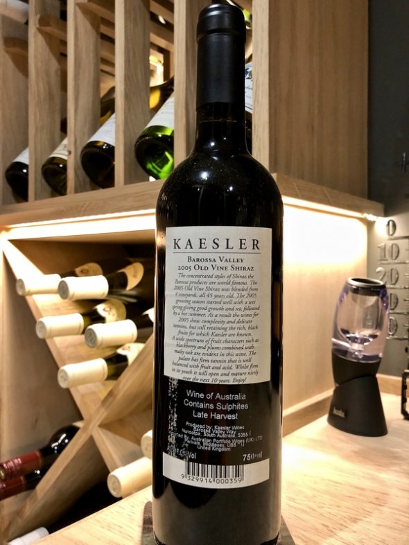 Kaesler Old Vine Shiraz 2005 - 94 pts!