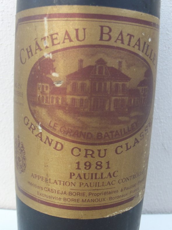 1981 Château BATAILLEY / Pauillac 5th Growth