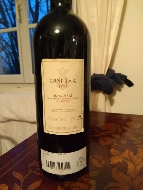 Ornellaia 1999 Bolgheri Superiore Super Tuscan