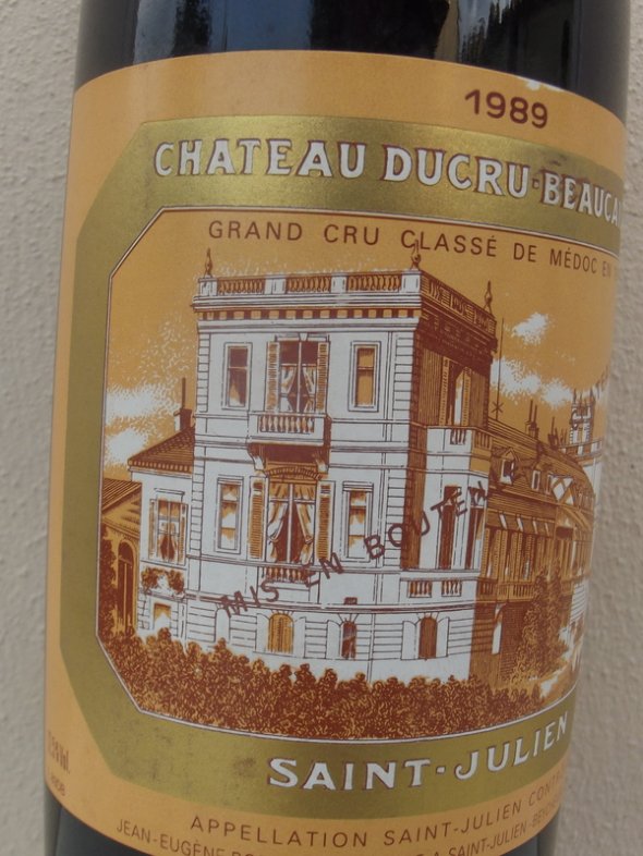 1989 Château DUCRU-BEAUCAILLOU / St Julien Super 2nd Growth